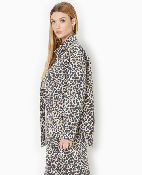 Surchemise en toile motif léopard - PIMKIE - 6