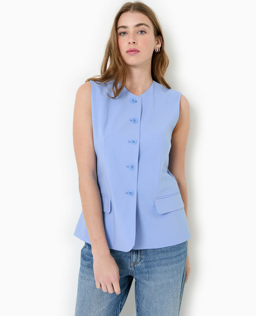 Veste blazer sans manches esprit gilet de barman - PIMKIE - 1