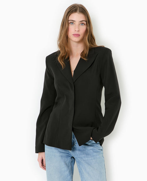 Veste blazer cintrée avec boutons pressions - PIMKIE - 1