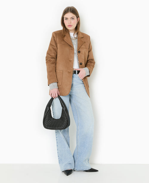 Veste blazer en suédine - PIMKIE - 6