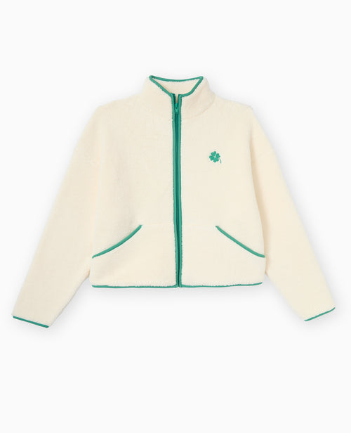 Veste en polaire ultra douce avec bords contrastés - PIMKIE - 4