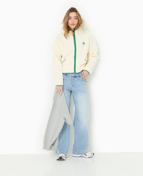 Veste en polaire ultra douce avec bords contrastés - PIMKIE - 5