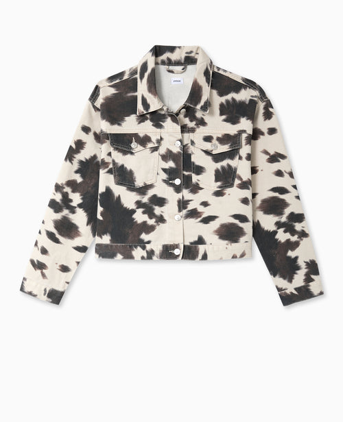 Veste en toile motif vache - PIMKIE - 4