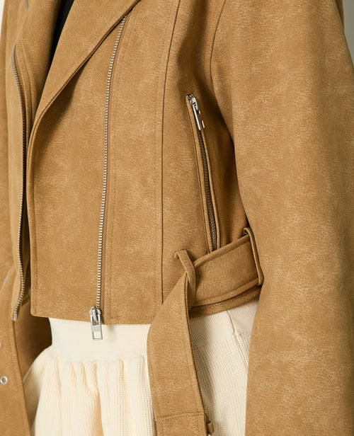 Veste biker en suédine - PIMKIE - 7