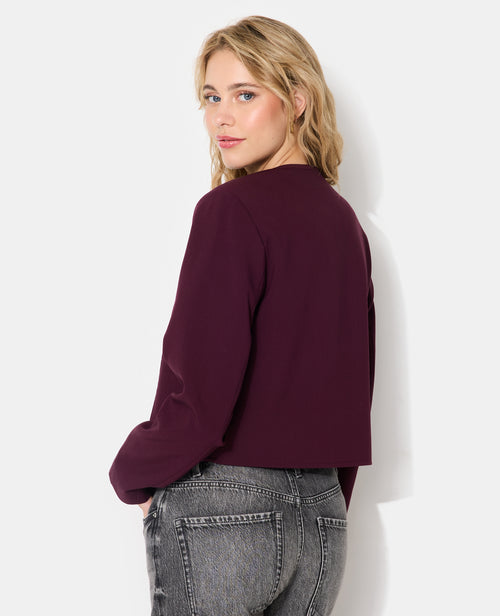 Veste droite et courte avec boutons écussons - PIMKIE - 6