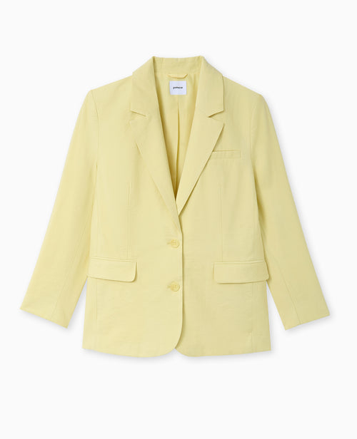 Veste blazer oversize en tissu fluide - PIMKIE - 4