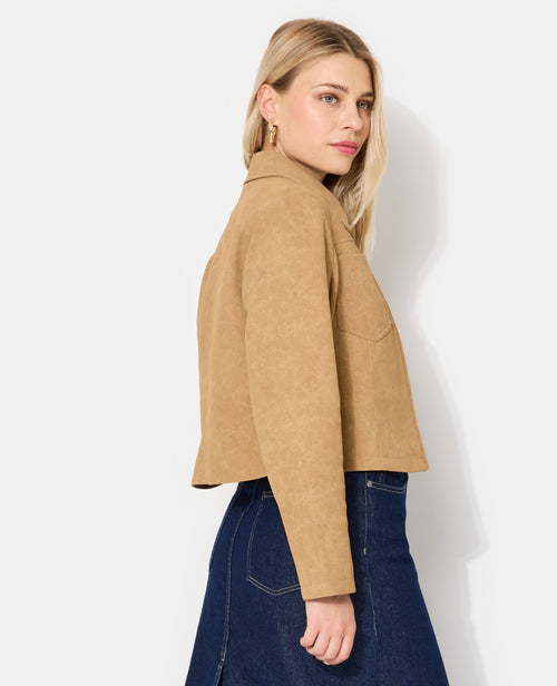 Veste courte en suédine - PIMKIE - 2