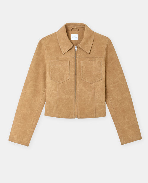 Veste courte en suédine - PIMKIE - 4