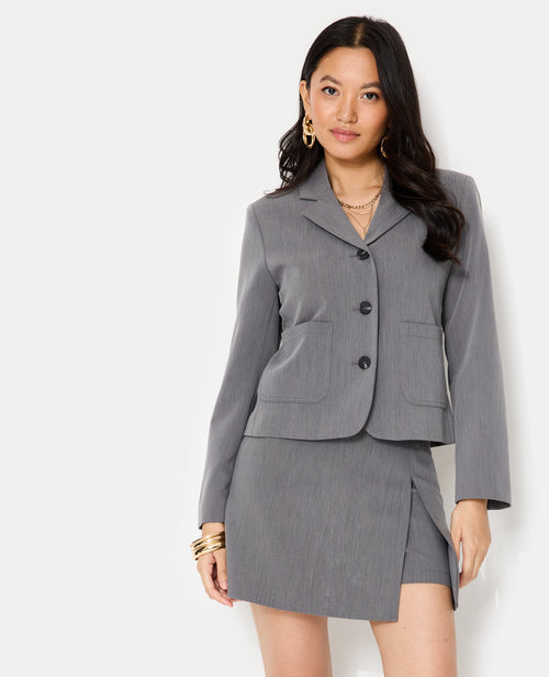 Veste blazer avec poches plaquées - PIMKIE - 5