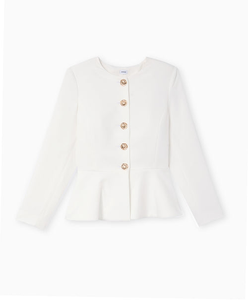 Veste peplum avec boutons fantaisie - PIMKIE - 4