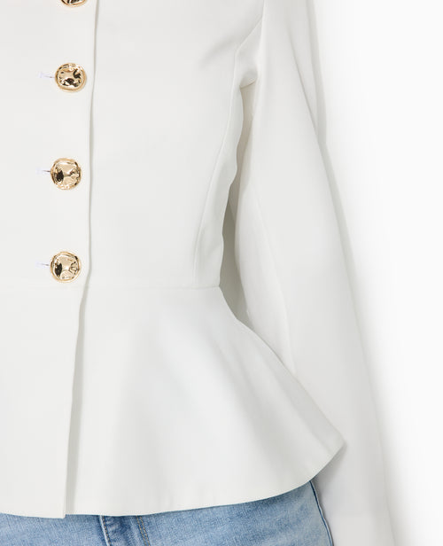 Veste peplum avec boutons fantaisie - PIMKIE - 7