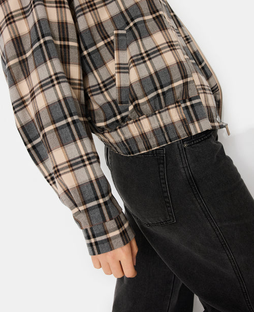 Blouson city motif carreaux - PIMKIE - 2