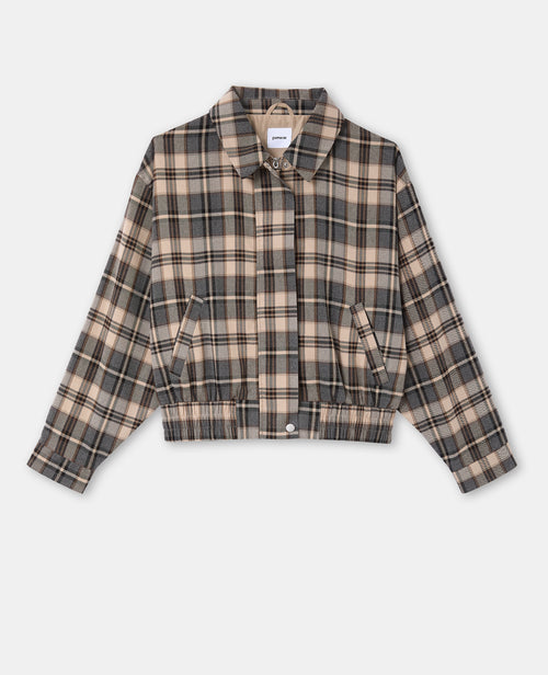 Blouson city motif carreaux - PIMKIE - 4