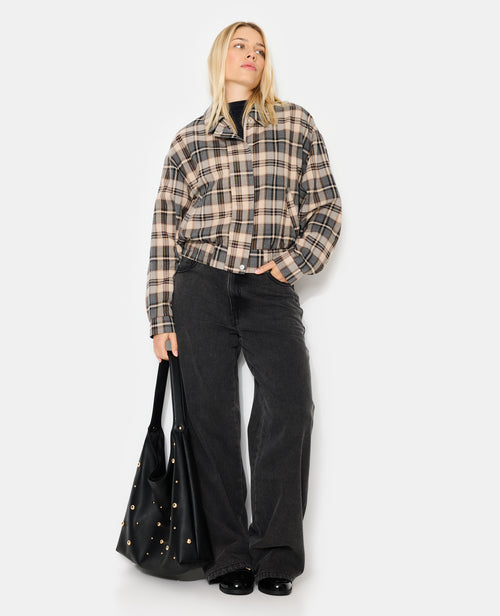 Blouson city motif carreaux - PIMKIE - 5