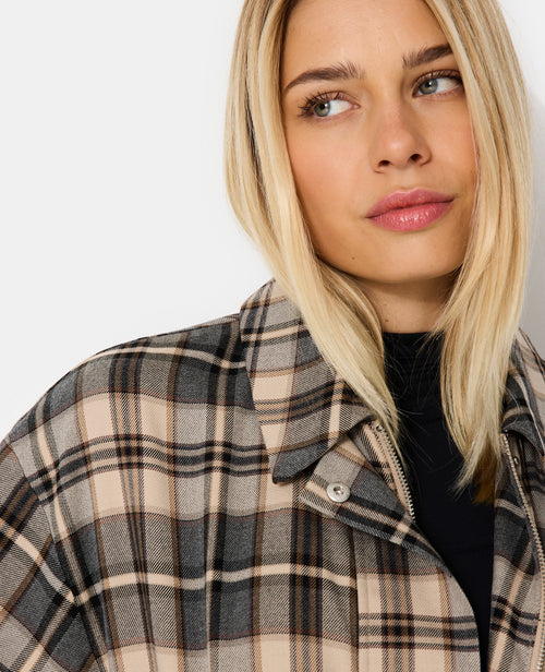 Blouson city motif carreaux - PIMKIE - 1