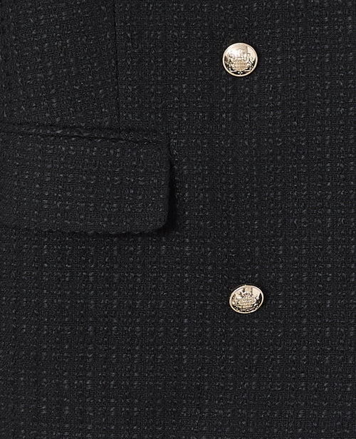 Veste blazer en tweed avec boutons écussons - PIMKIE - 1