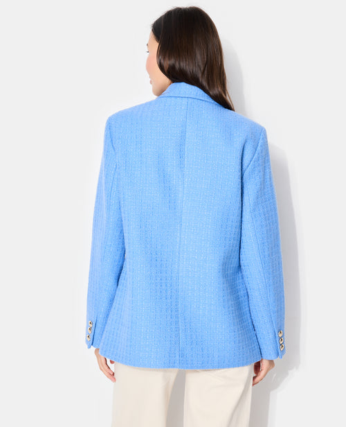 Veste blazer en tweed avec boutons écussons - PIMKIE - 6