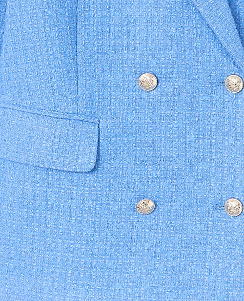 Veste blazer en tweed avec boutons écussons - PIMKIE - 8