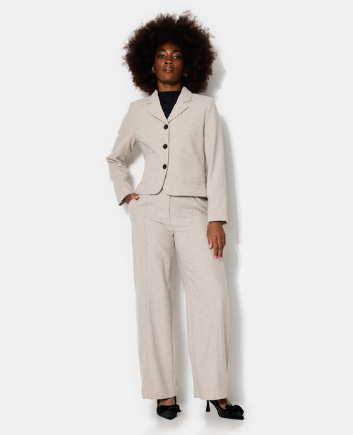 Veste blazer cintrée avec laine - PIMKIE - 3