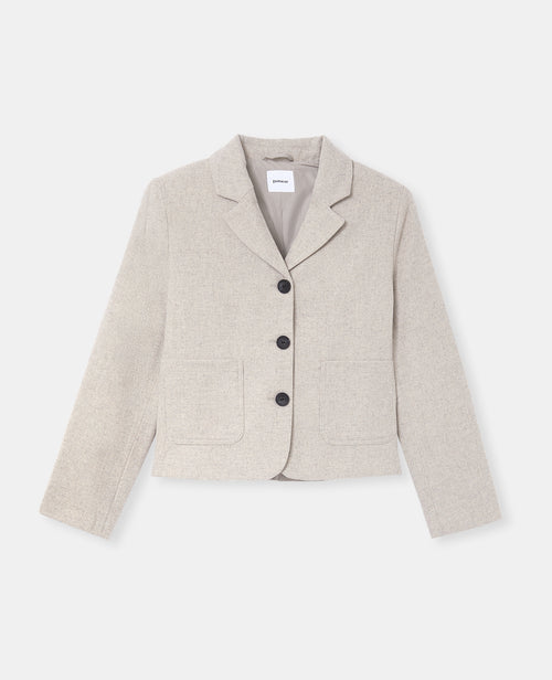 Veste blazer cintrée avec laine - PIMKIE - 4