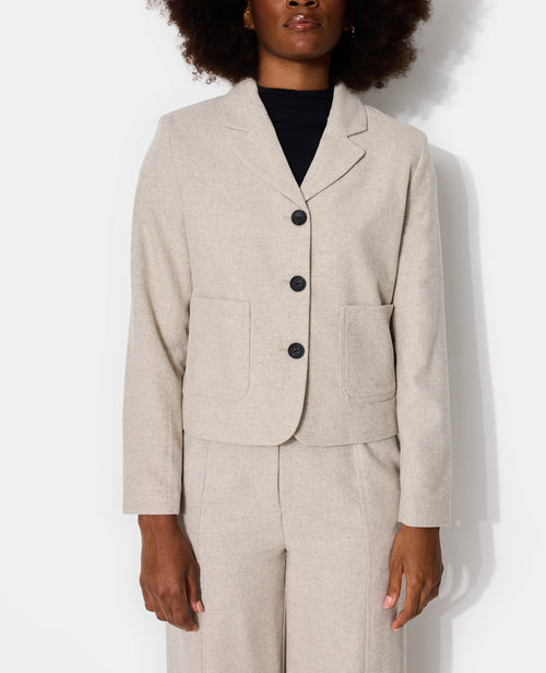 Veste blazer cintrée avec laine - PIMKIE - 8