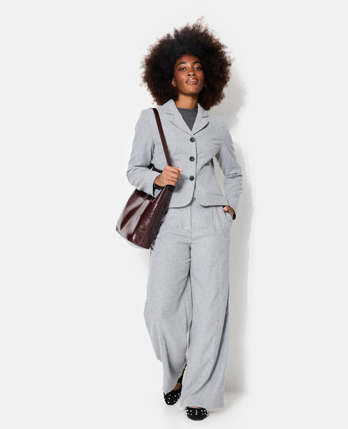 Veste blazer cintrée avec laine - PIMKIE - 3