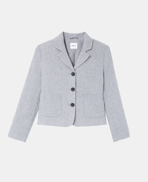 Veste blazer cintrée avec laine - PIMKIE - 4