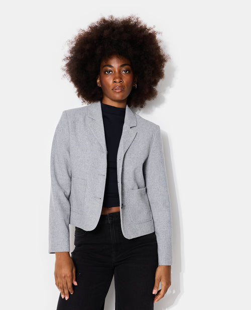 Veste blazer cintrée avec laine - PIMKIE - 5