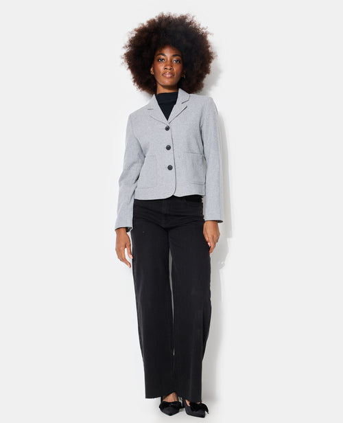 Veste blazer cintrée avec laine - PIMKIE - 8