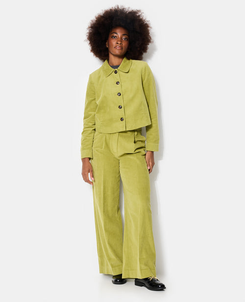 Veste droite et courte en velours - PIMKIE - 3
