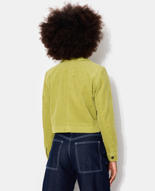 Veste droite et courte en velours - PIMKIE - 6