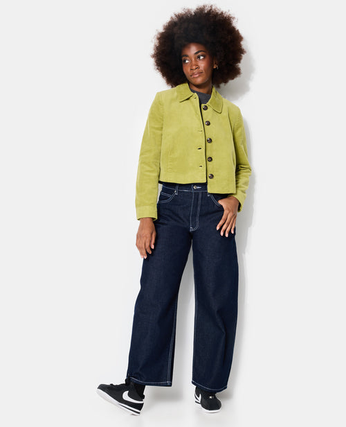 Veste droite et courte en velours - PIMKIE - 7