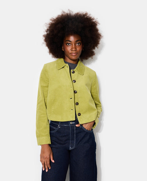 Veste droite et courte en velours - PIMKIE - 8