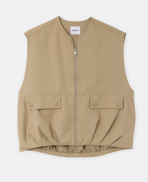 Blouson sans manches zippée avec effet bouffant - PIMKIE - 4
