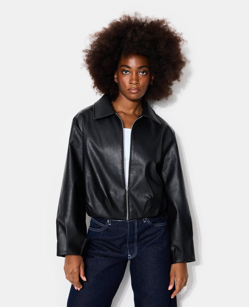 Blouson en simili forme boule - PIMKIE - 1