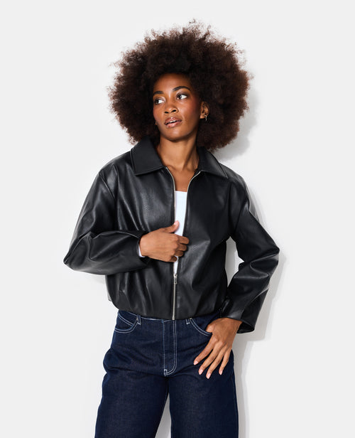 Blouson en simili forme boule - PIMKIE - 5