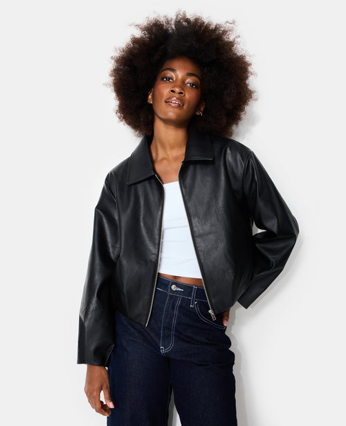 Blouson en simili forme boule - PIMKIE - 1