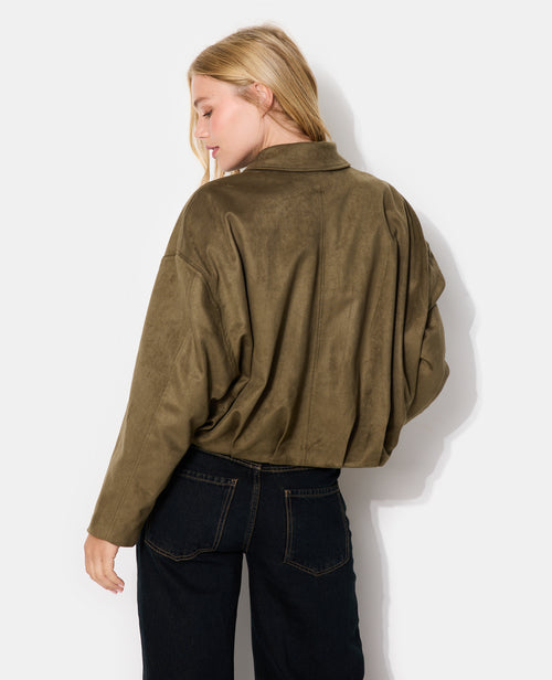 Blouson en suédine avec pinces - PIMKIE - 6