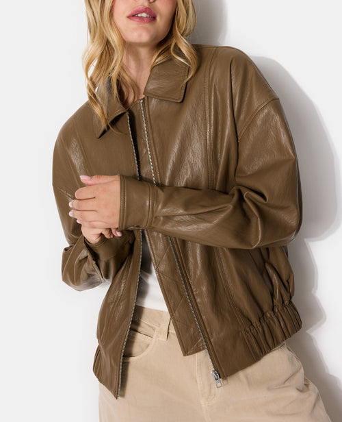 Blouson en simili avec col - PIMKIE - 2