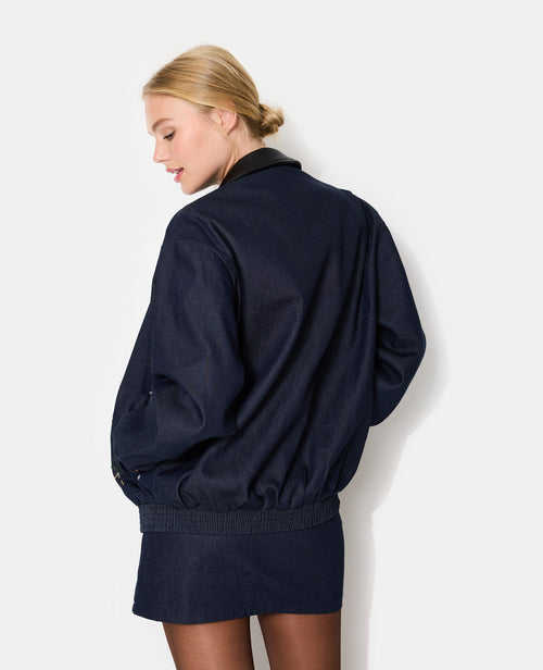 Veste oversize en jean avec fleurs en sequins - PIMKIE - 6