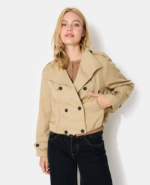 Blouson façon trench - PIMKIE - 1