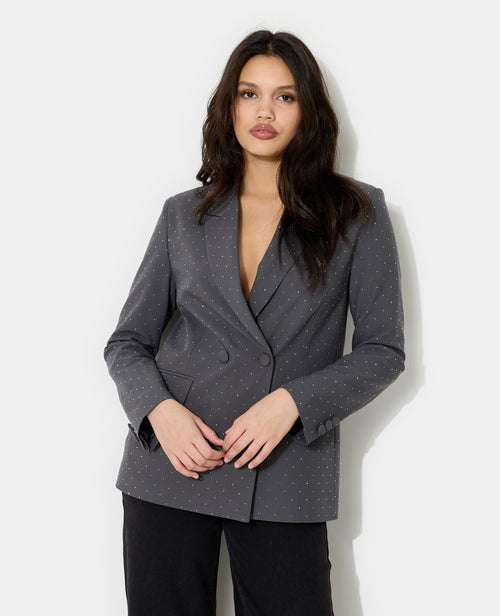 Veste blazer avec mini strass - PIMKIE - 1