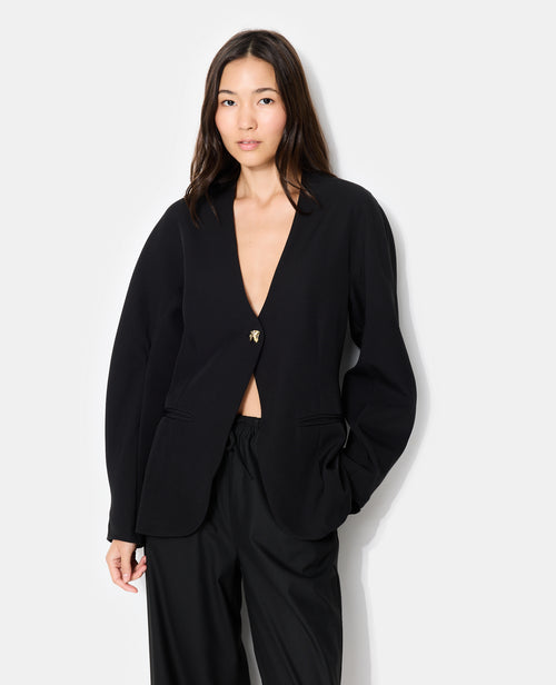 Veste blazer cintrée avec manches bouffantes - PIMKIE - 1