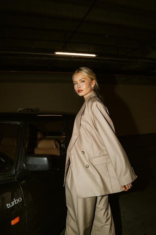 Veste blazer oversize avec double boutonnage - PIMKIE - 1