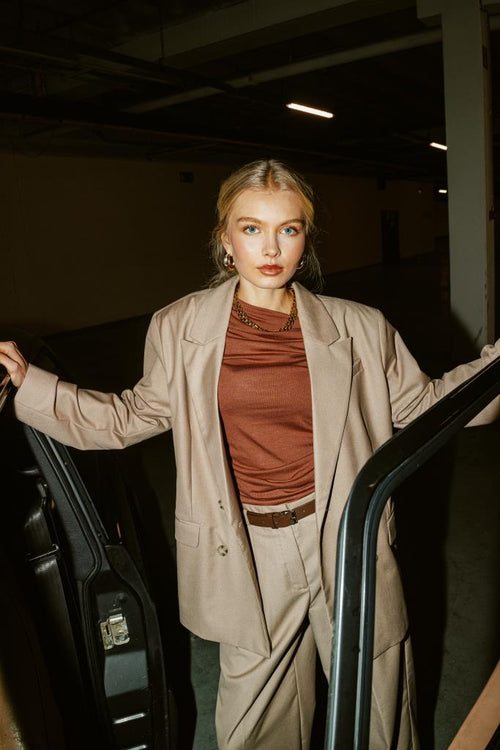 Veste blazer oversize avec double boutonnage - PIMKIE - 2