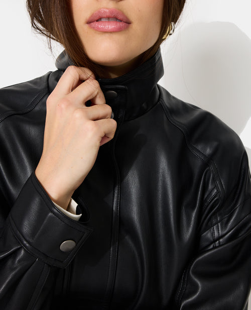 Blouson boule en simili avec col montant - PIMKIE - 2