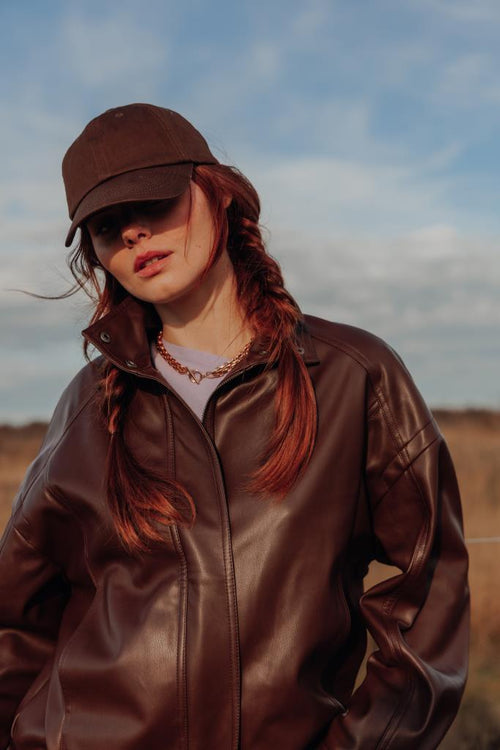 Blouson boule en simili avec col montant - PIMKIE - 1