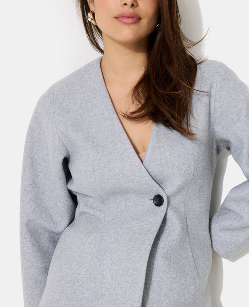 Veste cintrée effet drap de laine - PIMKIE - 2