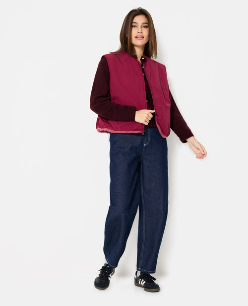 Veste sans manches réversible avec sherpa - PIMKIE - 3