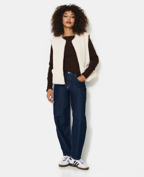 Veste sans manches réversible avec sherpa - PIMKIE - 3